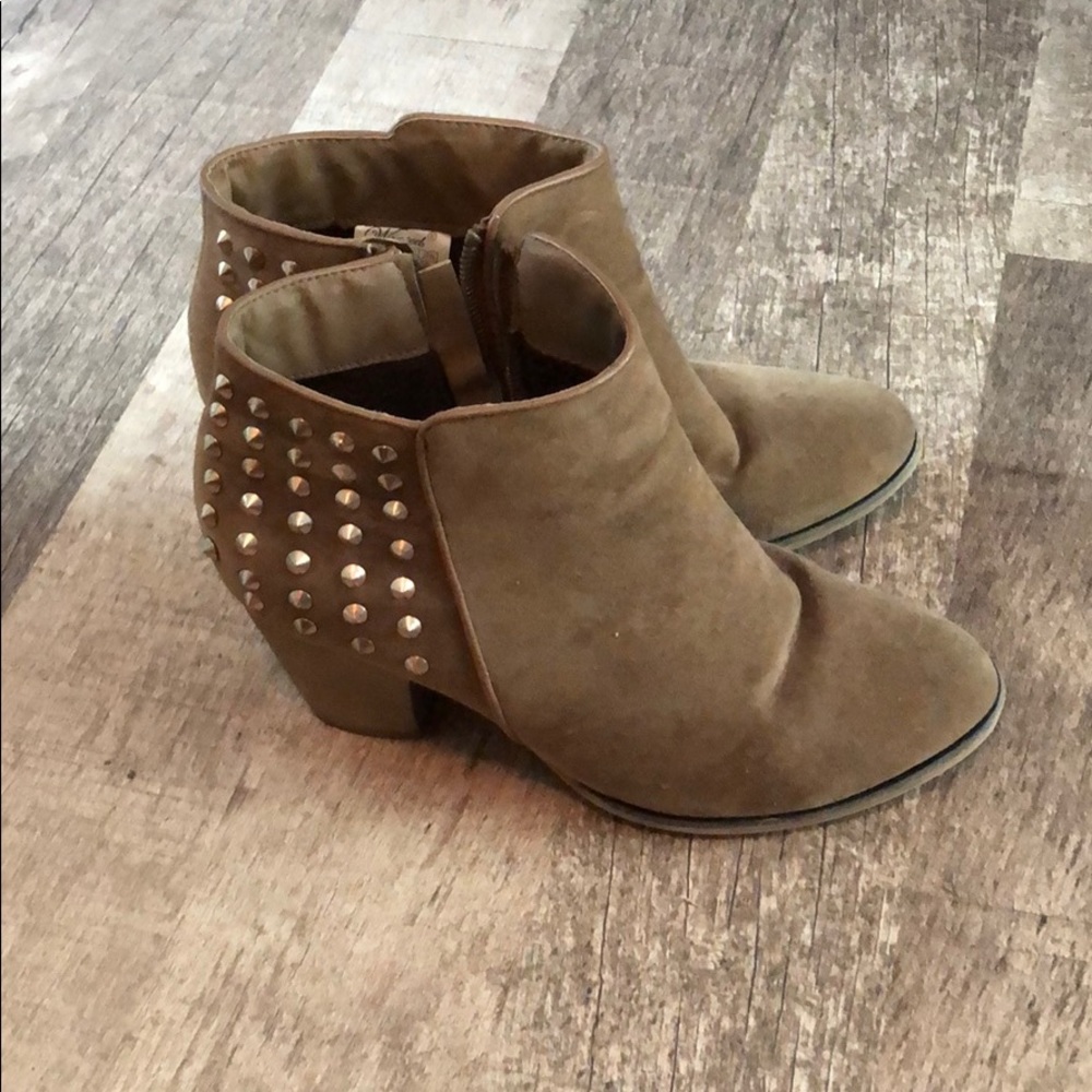 Studded booties